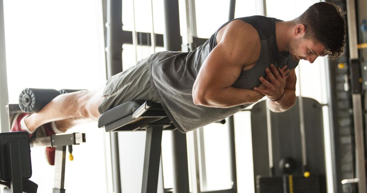 Back extensions are a low-impact exercise that can be done with or without equipment