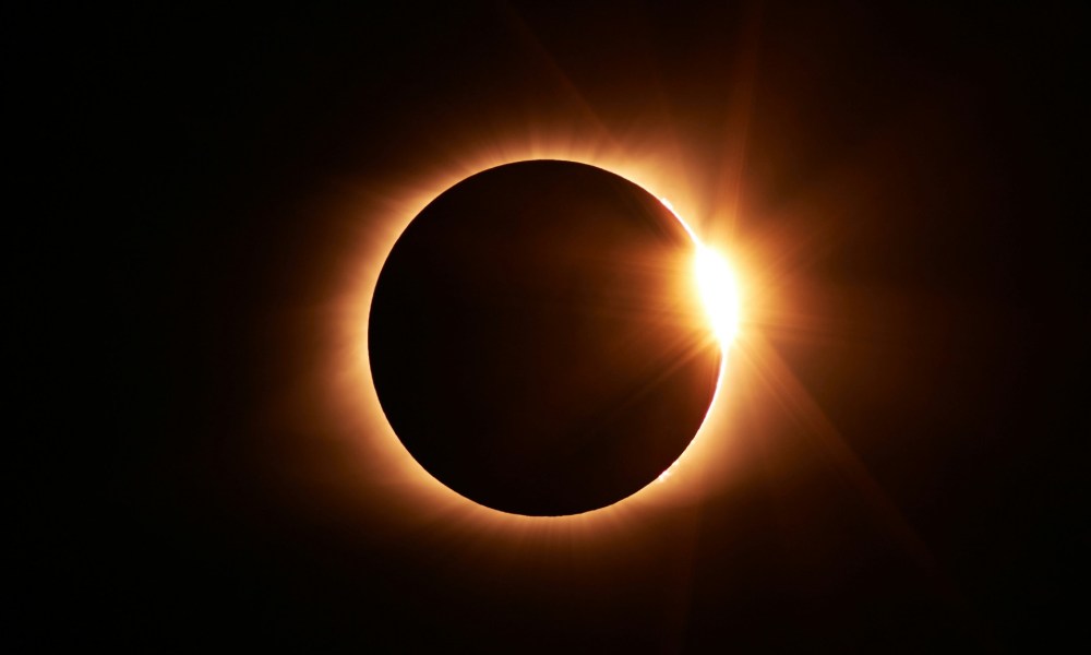 Photo of total solar eclipse