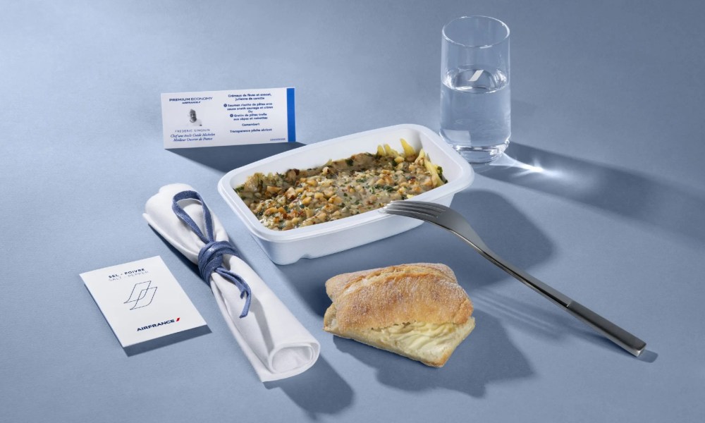 Premium cuisine on Air France