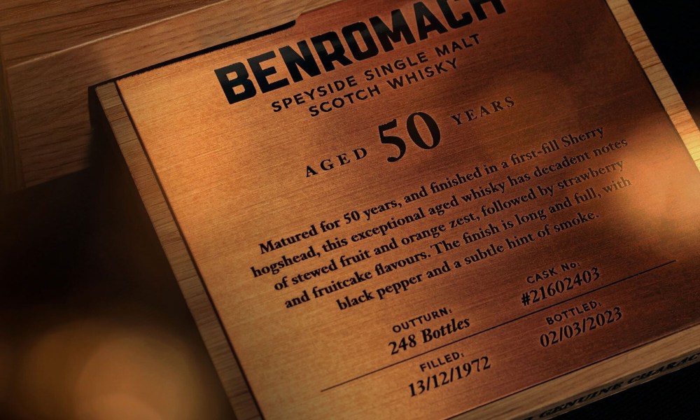 benromach distillery 50yo benromach50 detail6 jpg