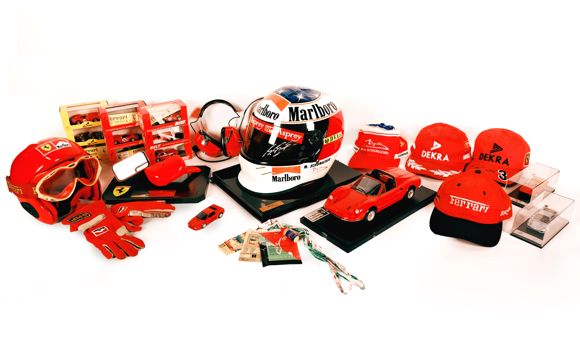 Large Collection of Ferrari and F1 Merchandise.