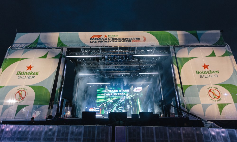 Las Vegas Grand Prix_ Heineken Silver Stage 2023.