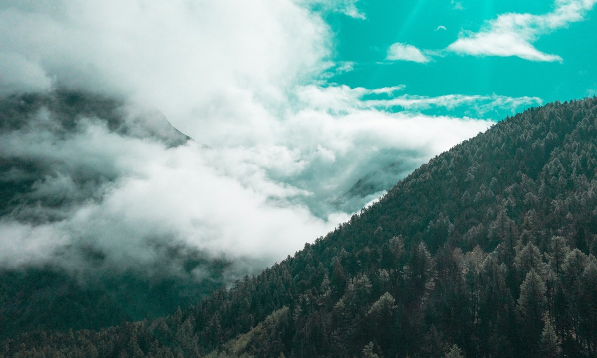 Mountainside in Sass-Fee, Switzerland