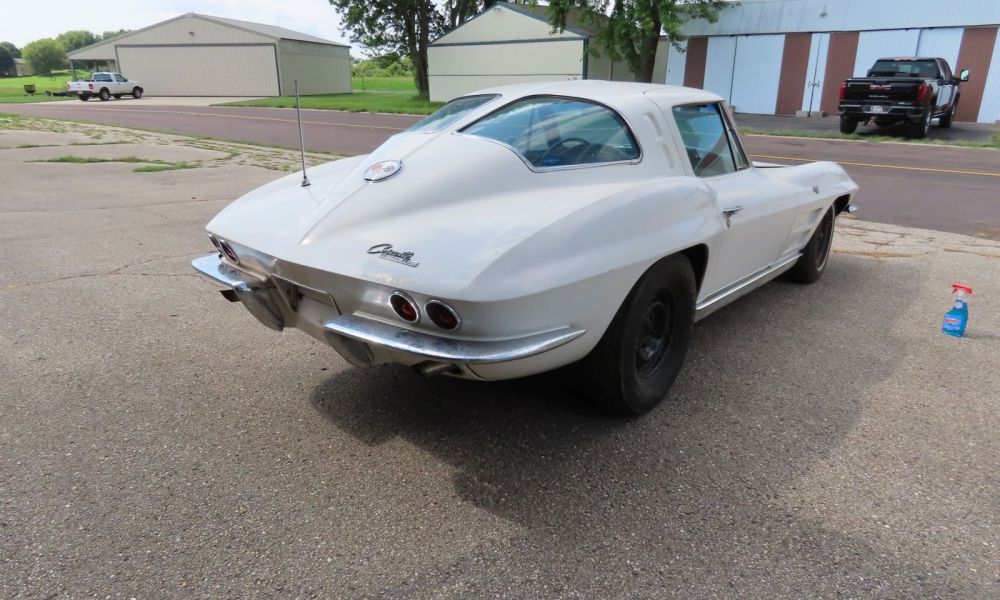 slavens corvette auction 1963