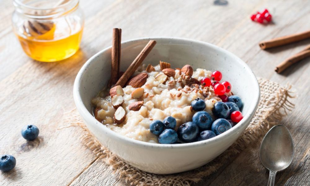 blue zone diet bowl of oatmeal