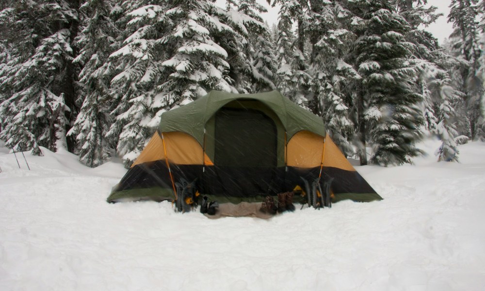 Tent for winter camping