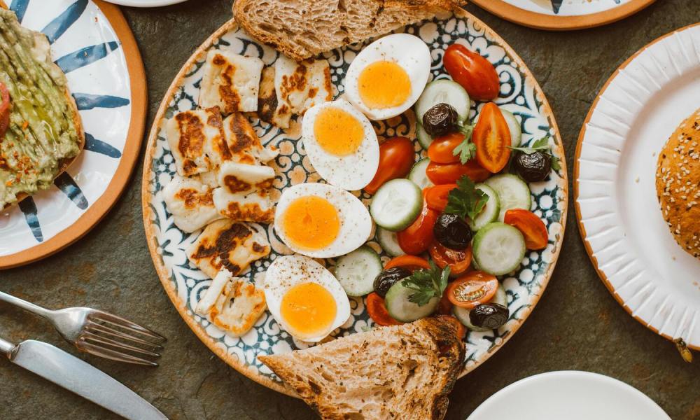 Mediterranean breakfast.