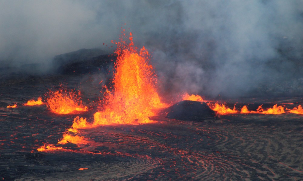 Lava at Hawai'i Volcanoes National Park