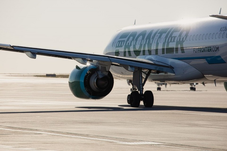 Frontier aircraft picture