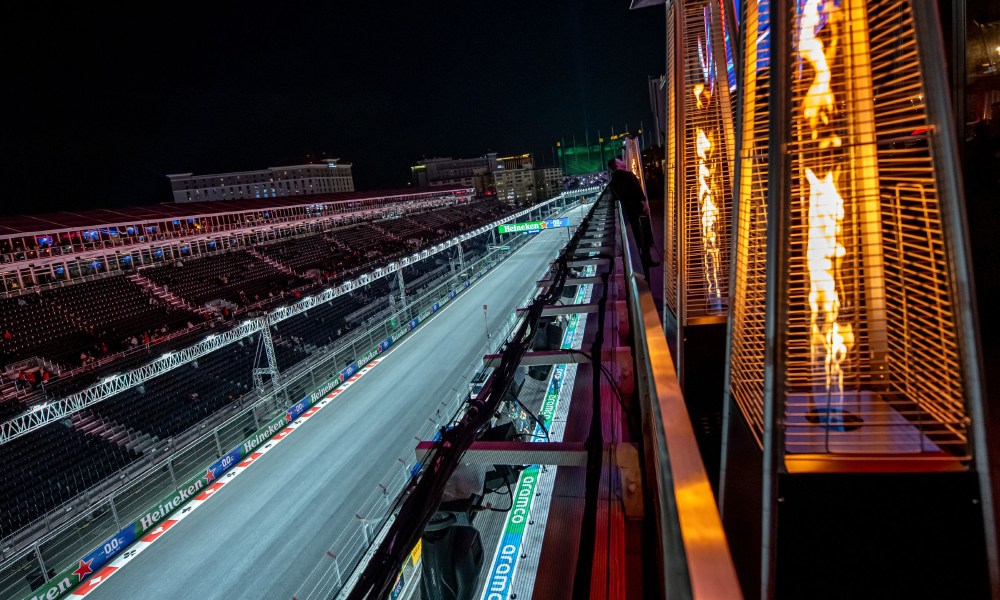 liv on the grid f1 las vegas grand prix experiences package 2024 viewing in pit building zone