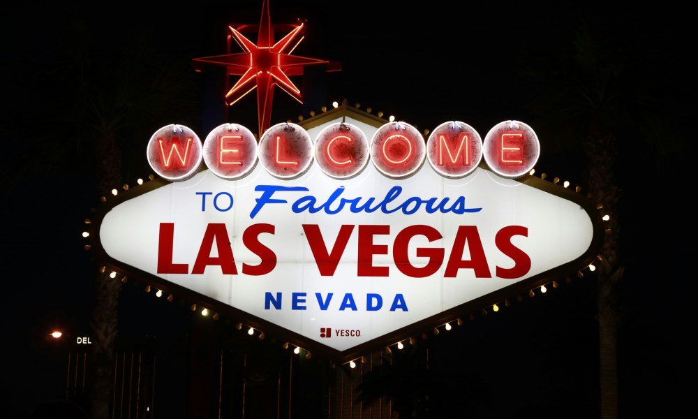 Las Vegas welcome sign