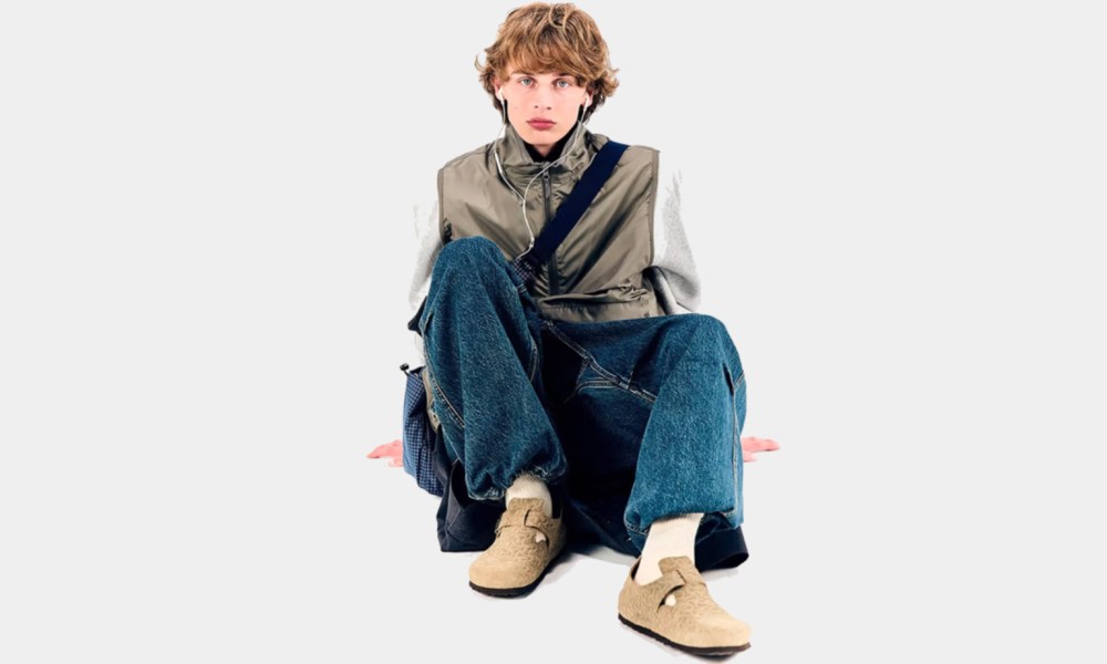 model for BEAMS and Birkenstock clog