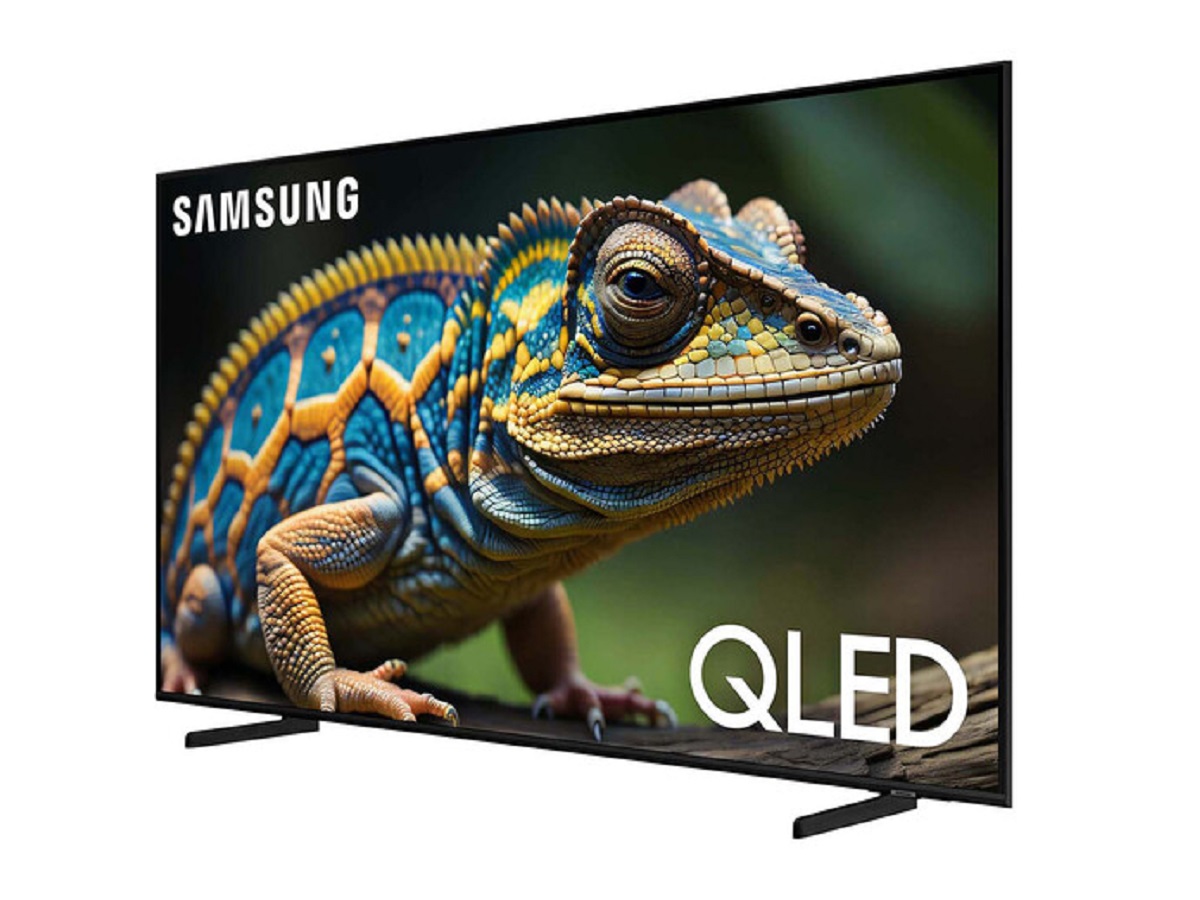 The Samsung Q60D Series 4K QLED TV on a white background.