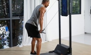 Speediance smart home gym system Gym Monster in use