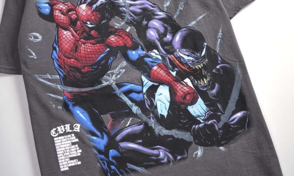 tillys x venom vs spider man shirt