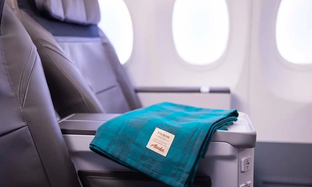 Alaska Airlines Filson Blanket