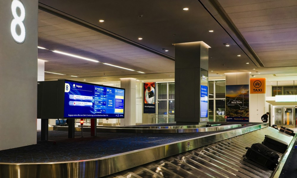 Baggage carousels and bags