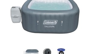 The Bestway Coleman Hawaii AirJet Hot Tub on a white background.