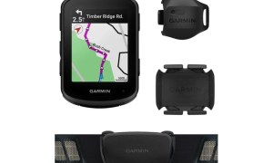 The Garmin Edge 540 bundle on a white background