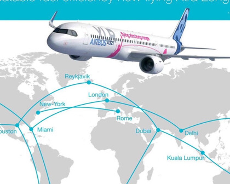 Iberia A321XLR route map