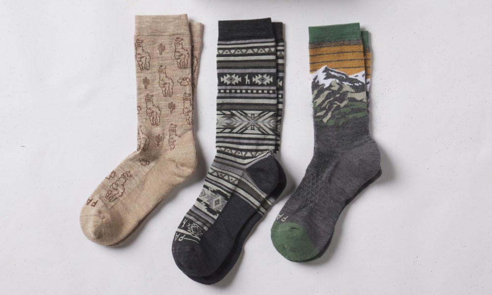 Three pair of PAKA socks