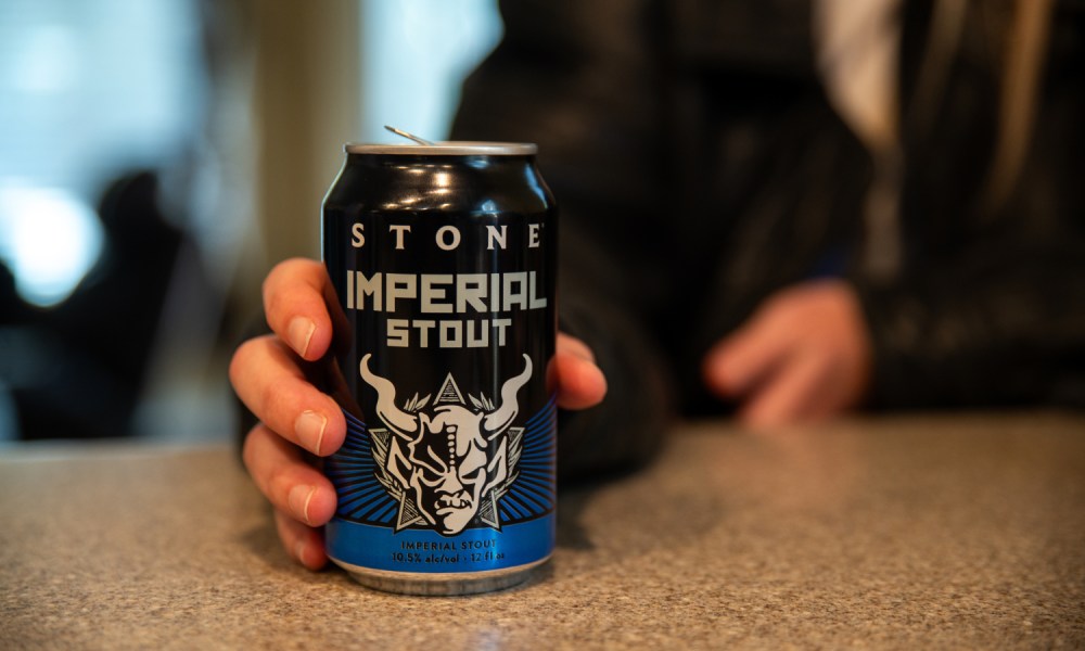 Stone Imperial Stout.