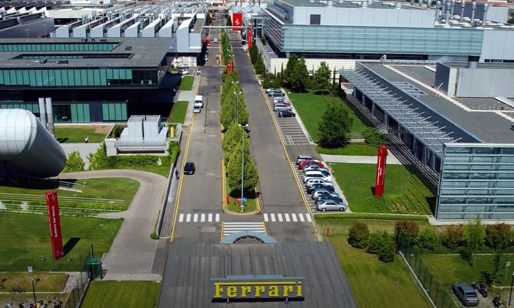 Ferrari headquarters in Maranello, Italy.