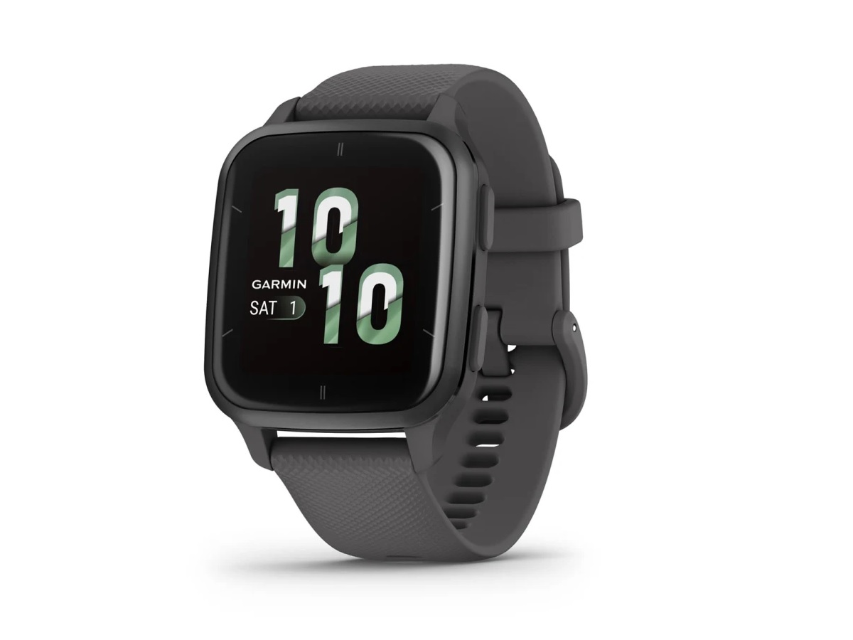 The Garmin Venu Sq 2 smartwatch on a white background.