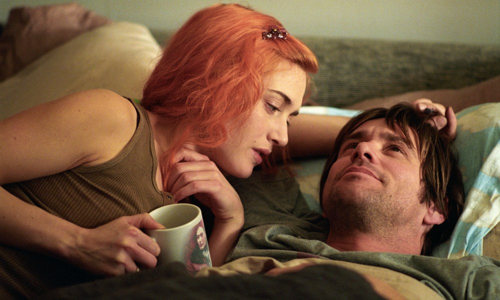 Jim Carrey and Kate Winslet in Eternal Sunshine of the Spotless Mind