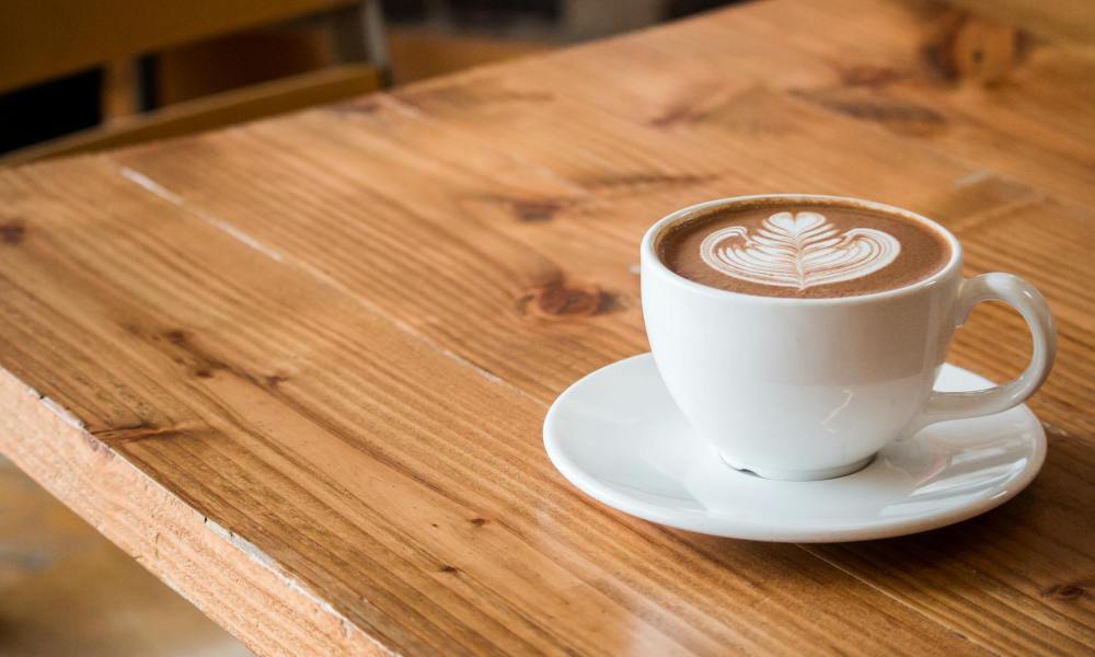 Cup of coffee on a table