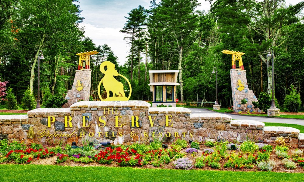 The front section of the preserve sporting club and resort