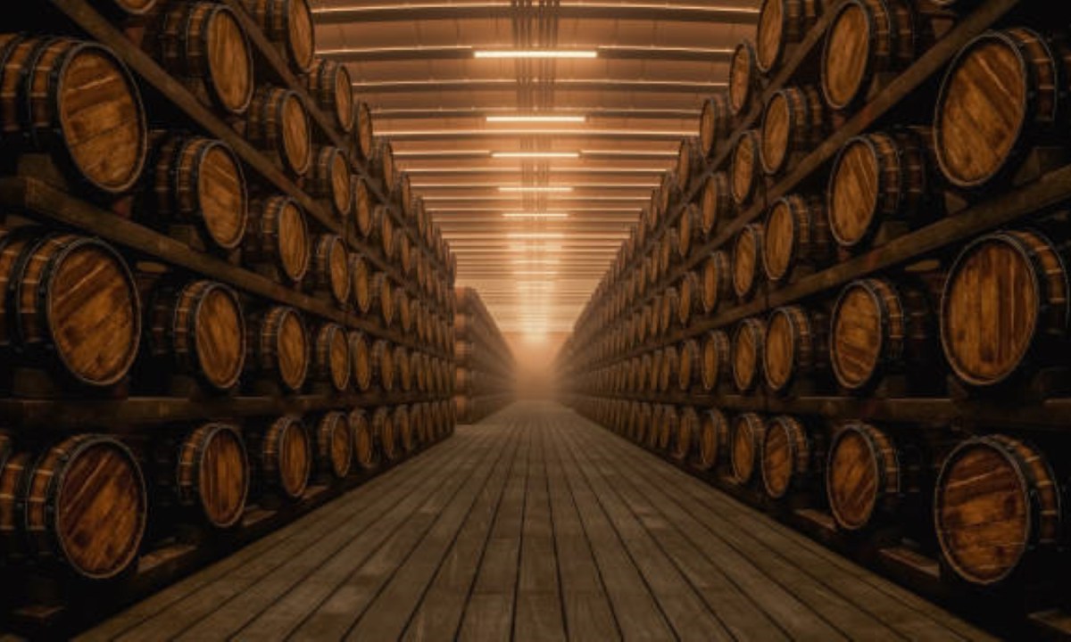 Whiskey barrels