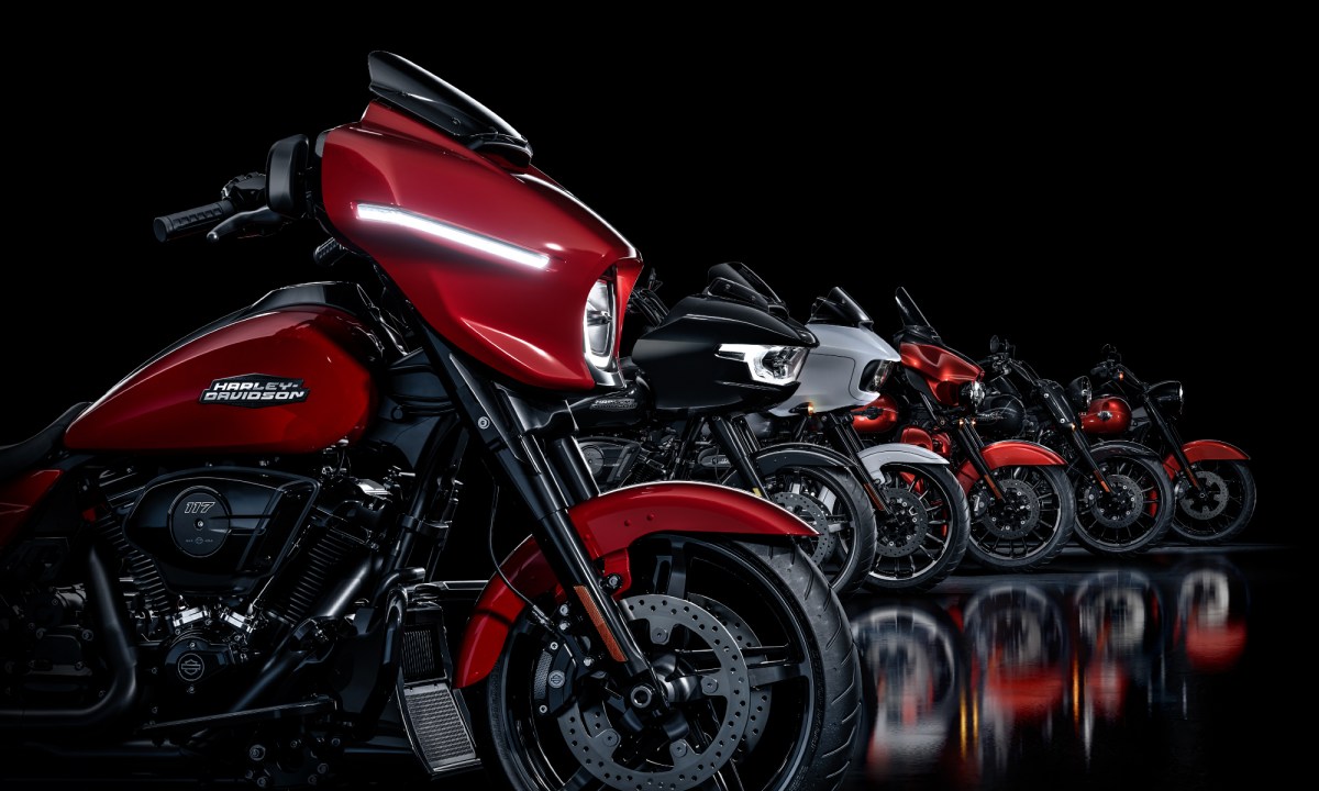 2025 Harley Davidson Touring and Trike models.