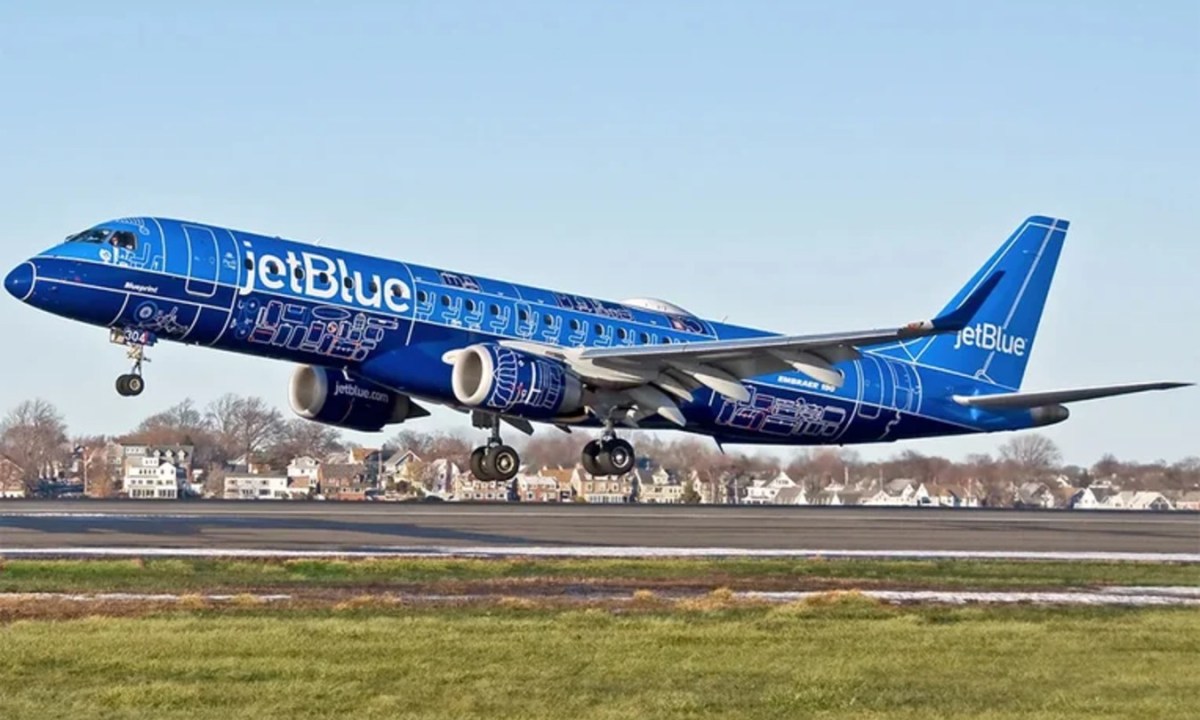 jetblue dot fine blueprint special livery