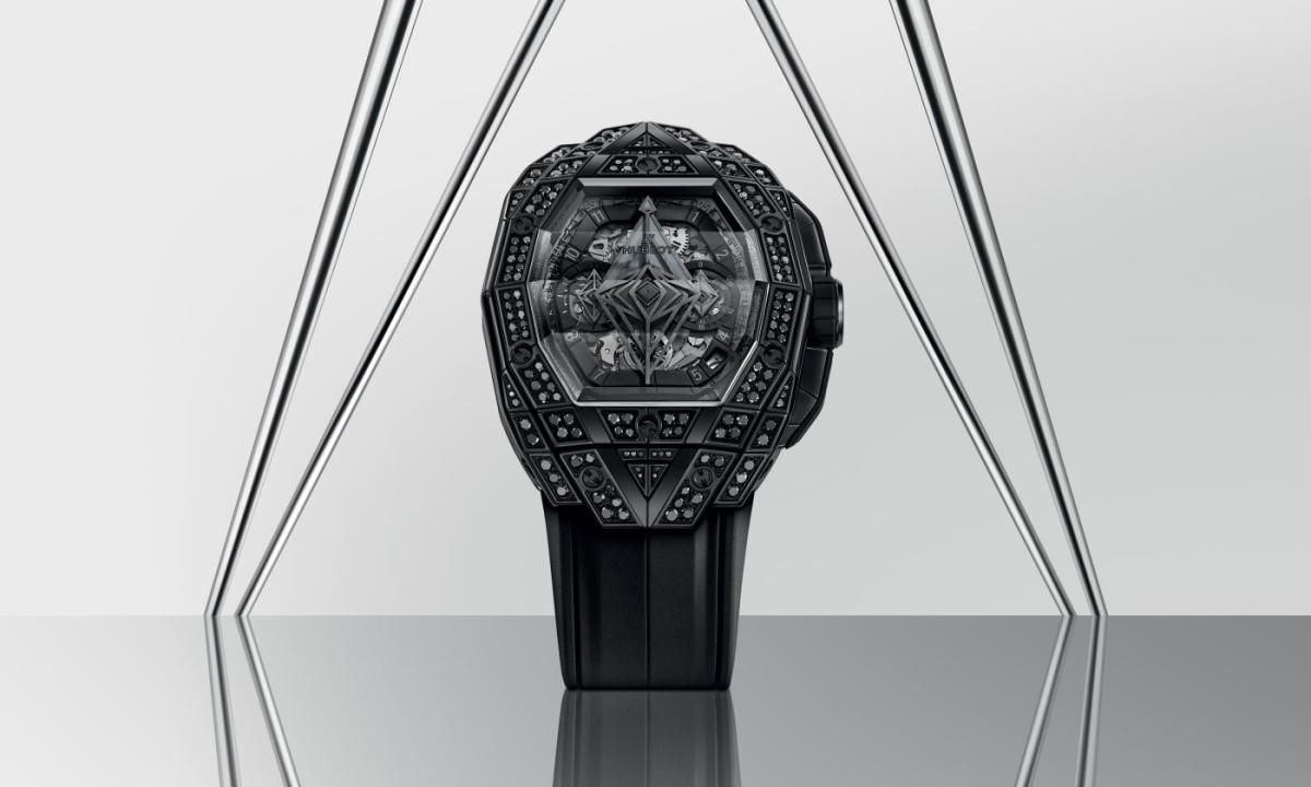 Hublot Spirit of Big Bang Sang Bleu All Black Pavé