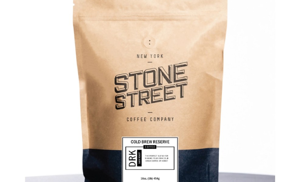 A pouch of Stone Street Cold Brew Reserve,