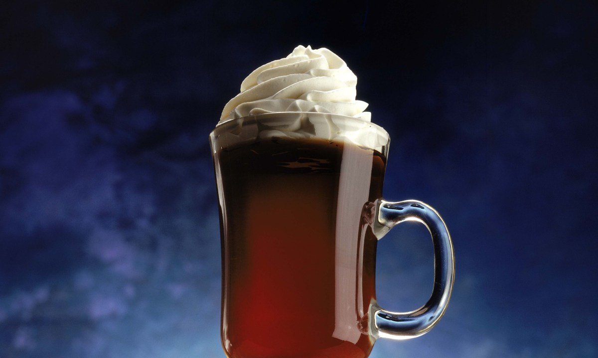 Coffee with whipped cream