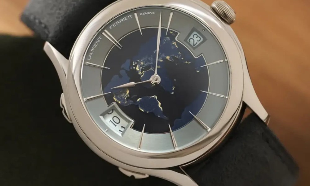 Laurent Ferrier Classic Traveller Globe Night Blue