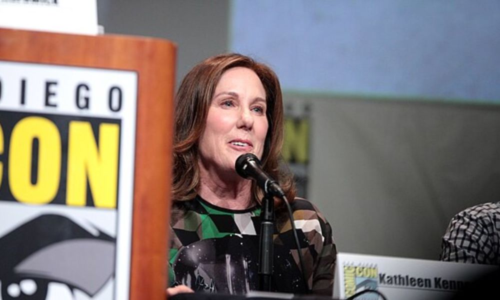 Kathleen Kennedy at Comic-Con in 2015.