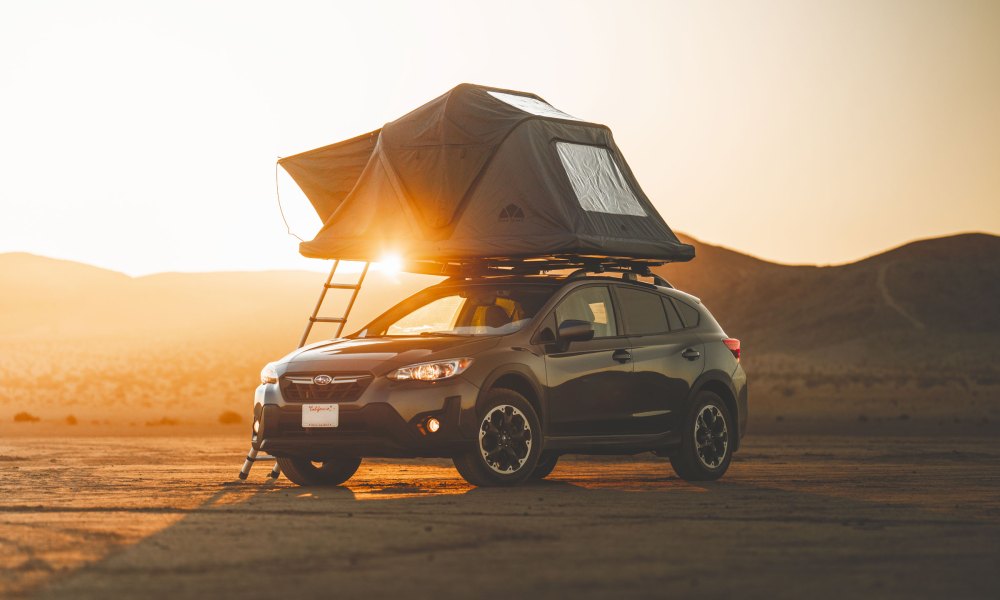 roof space 2 rooftop tent unfolded hero